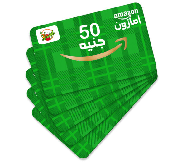 بطاقة هدايا  امازون بقيمة 50 جنيه مصري
