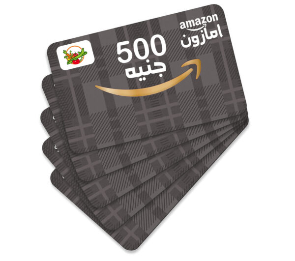 بطاقة هدايا  امازون بقيمة 500 جنيه مصري